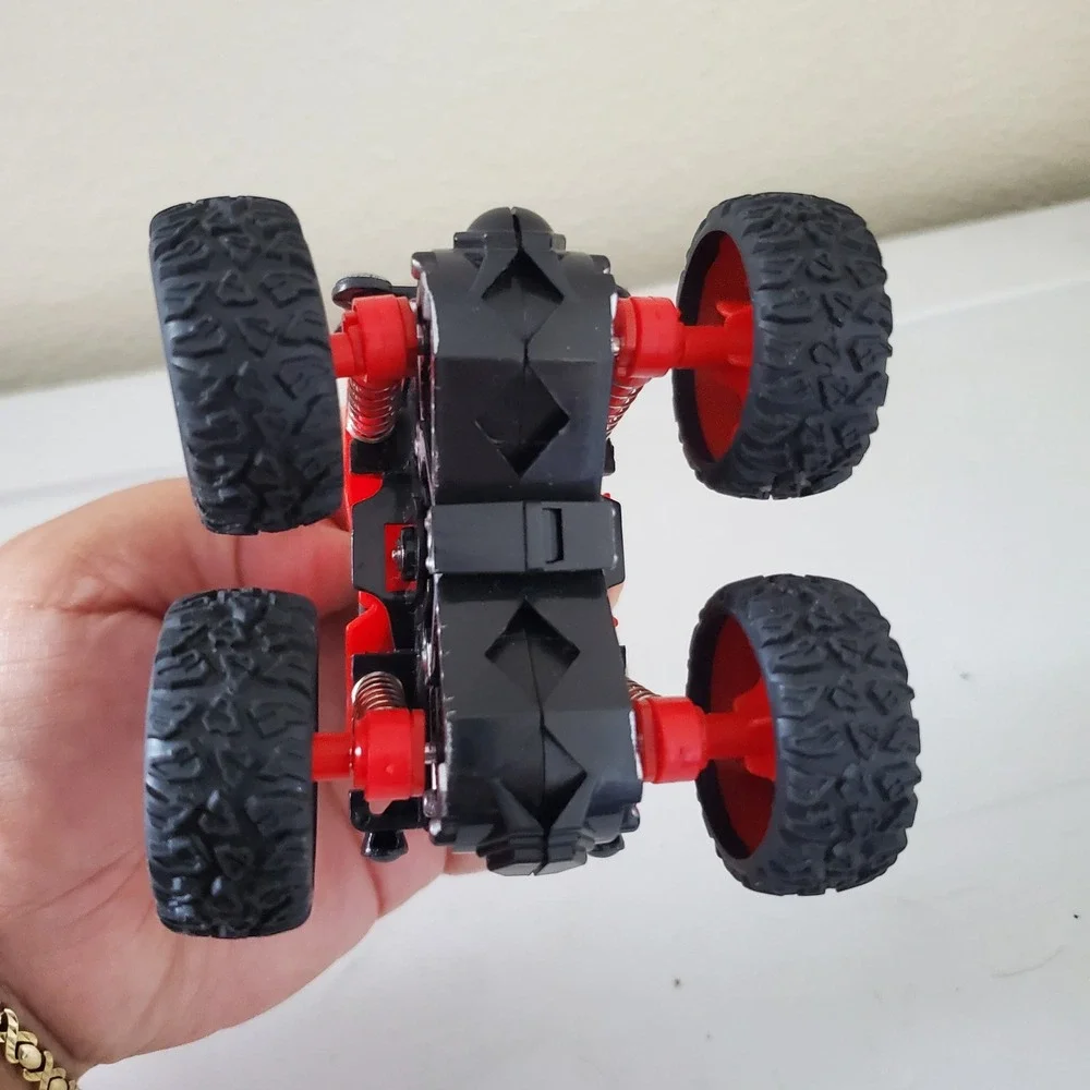 Red Monster Truck Fire Engine Toy with Suspension 22105LW Rescue Vehicle